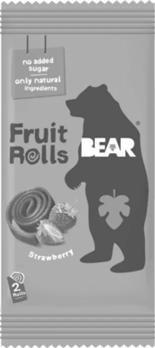 Yoyo Bear Fruit Rolls jahoda ovocné rolované plátky 20 g